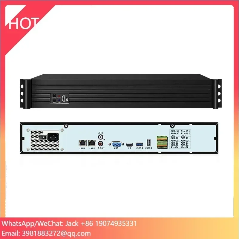 128채널 H.265/h.264 스마트 NVR 보안 시스템, 4K/8M IP 카메라 네트워크 레코더 지원