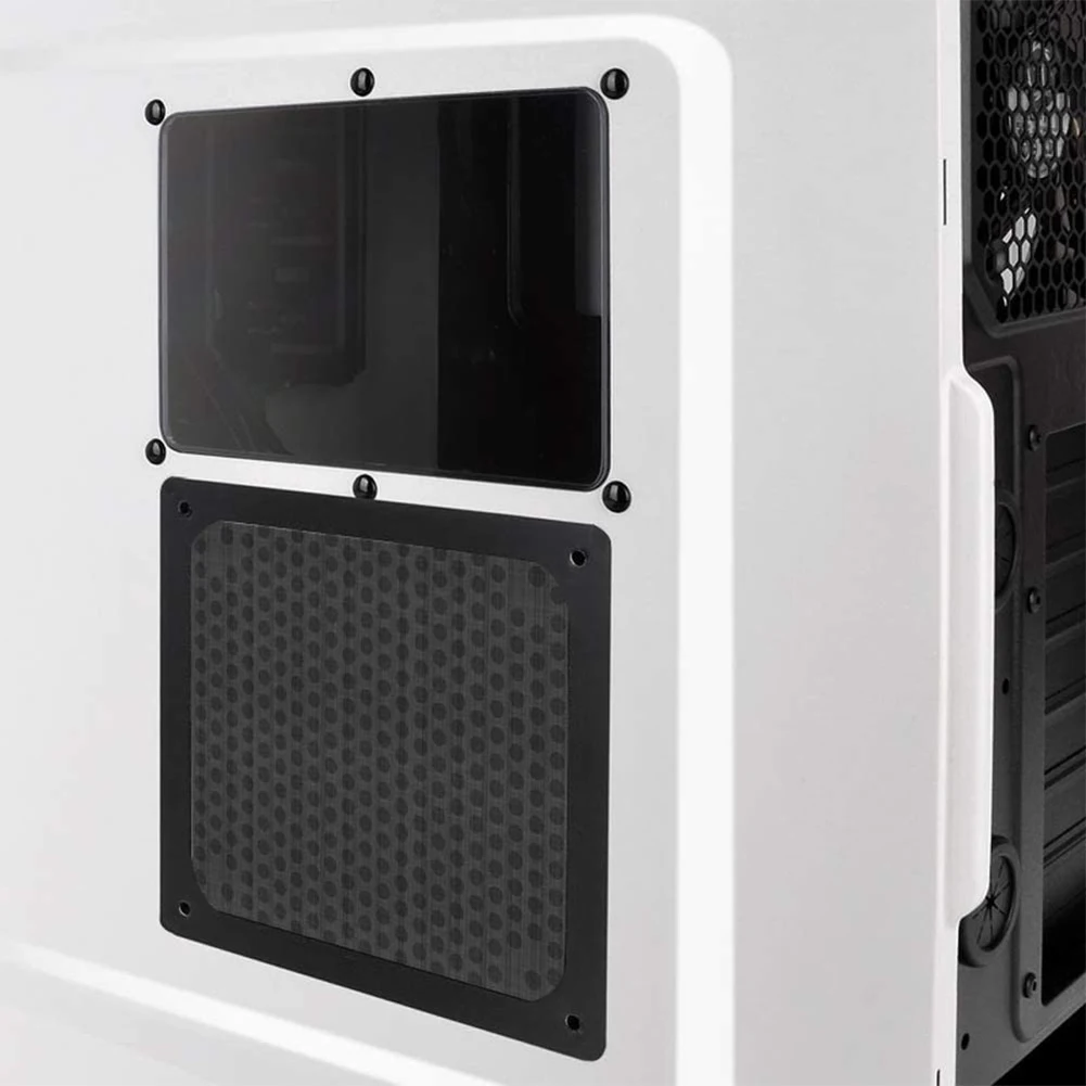 140mm 120mm 80mm Magnetic PC Chassis Cooling Dust Filter Magnetic PVC Net Guard Fan Cover Dust Filter Antidust Net for Computer