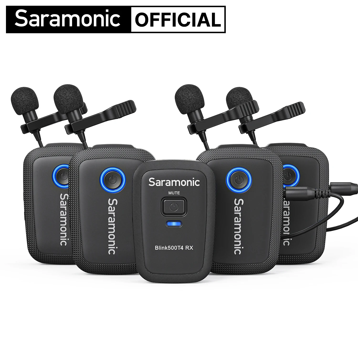 Saramonic 무선 라발리에 라펠 마이크, 아이폰, 안드로이드 DSLR 카메..