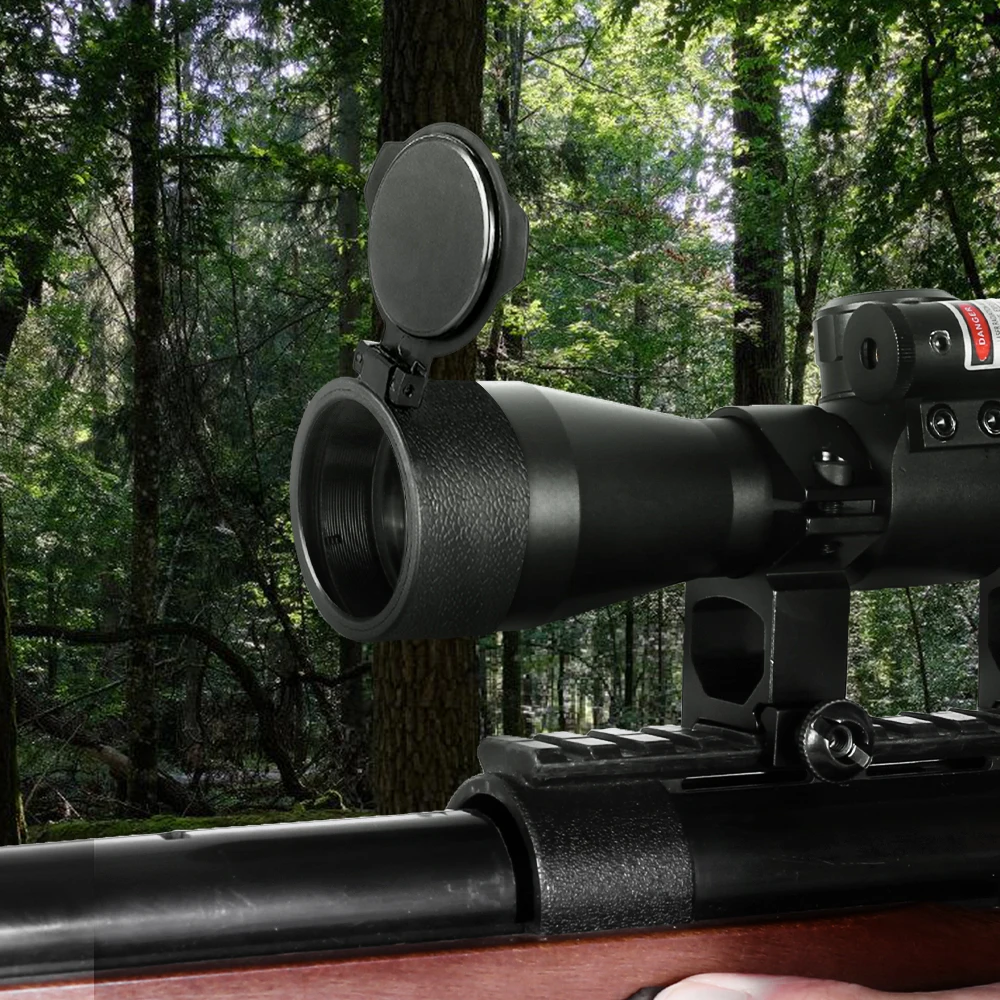 1PC Scope Lens Cover 38mm 40mm 42mm 57mm Quick Flip-Up Airsoft Rifle Scope Cap Lens Protective Covers for Hunting Optics