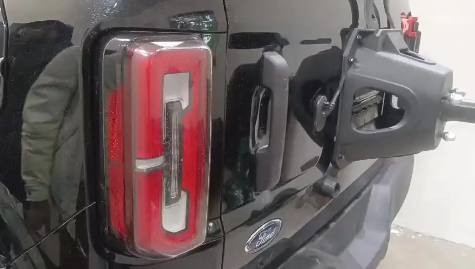 Par De Protectores De Luz Trasera ABS En Negro Para Ford Bronco 2021+ – CheroCar, Diseño Original, Fáciles De Instalar