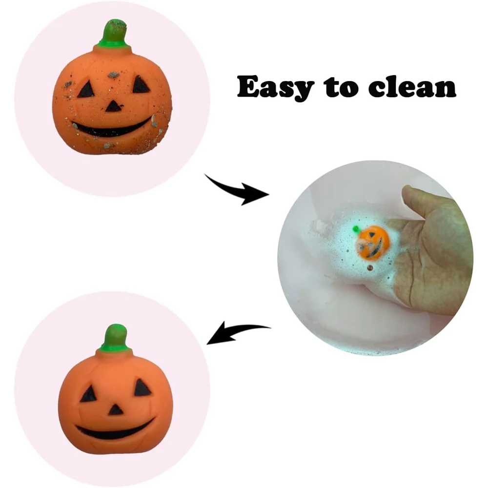 Halloween-Spielzeug, 12/36 Stück, für Kinder, Mädchen, Jungen, Geisterkatzen, Kürbis, Mochi, Squishy-Spielzeug, Stressabbau, Angst, Squishies, Partygeschenke – Detail 6
