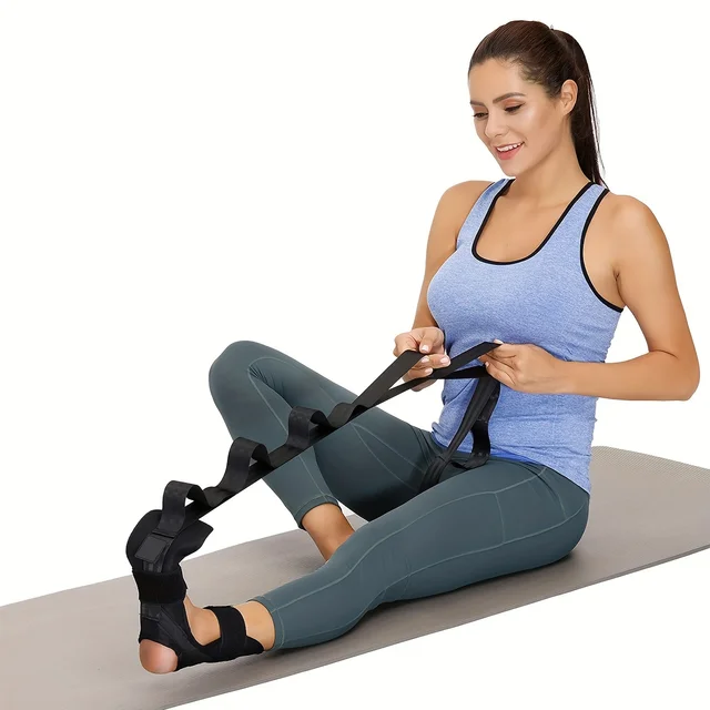 Rehabilitation Training Equipment Ligament Stretching Strap Ankle Joint Correction Foot Drop Stroke Hemiplegia Yoga Stretching Strap 3