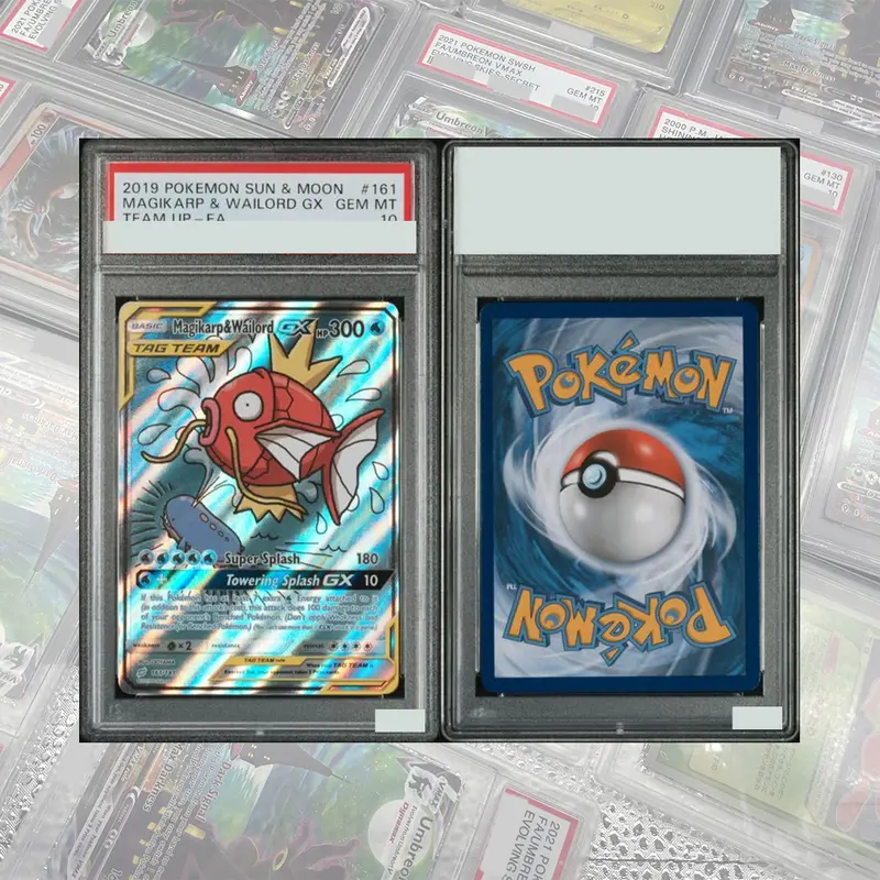 DIY Proxy PTCG Graded Collection Card SV4a JP Mew Ex Charizard Ex Special Art Rare GEM MT 10 Card Holographic Labels Child Gift - Image 11
