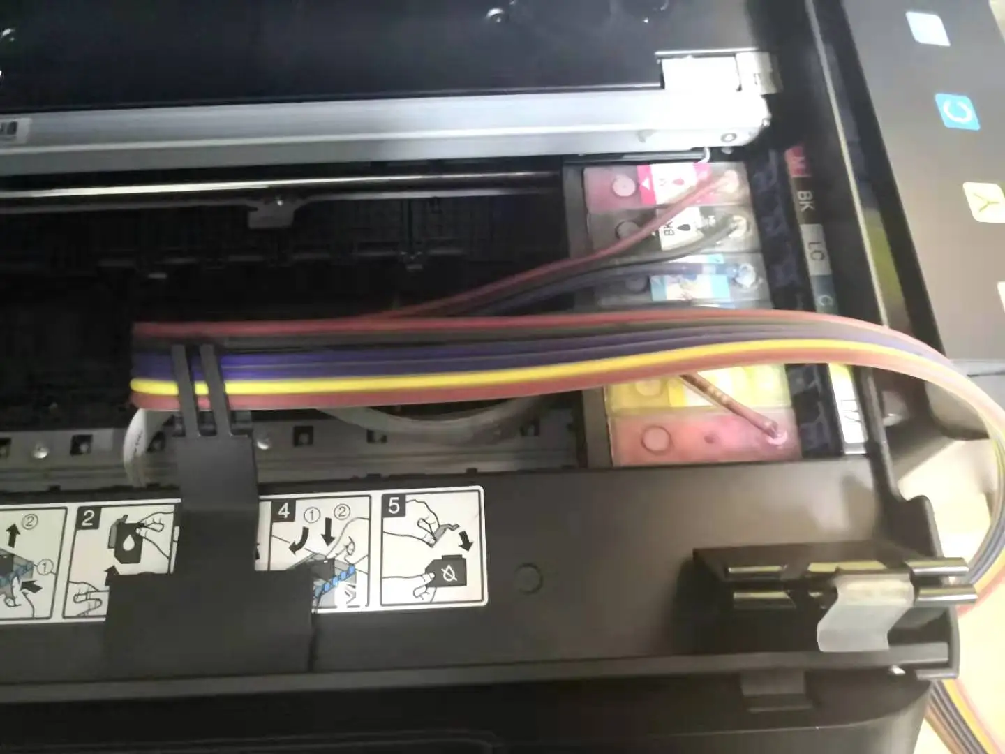 UP 378XL Empty CISS ink supply system For Epson xp-8500 xp-8505 xp-8600 xp-8605 XP-8700 Europe Printer auto reset chip