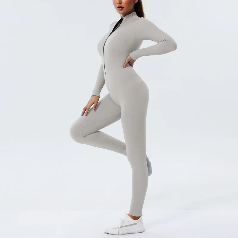 European and American Quick Dried Seamless Yoga Sports Jumpsuit Dance Bodysuit Yoga Pants