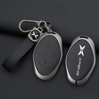 Zinc Alloy Car Key Case Cover For Xiaopeng xpeng p7 p7i p5 g3 g3i g9 g6 22-23 Key Housing Package Car Accessories 2