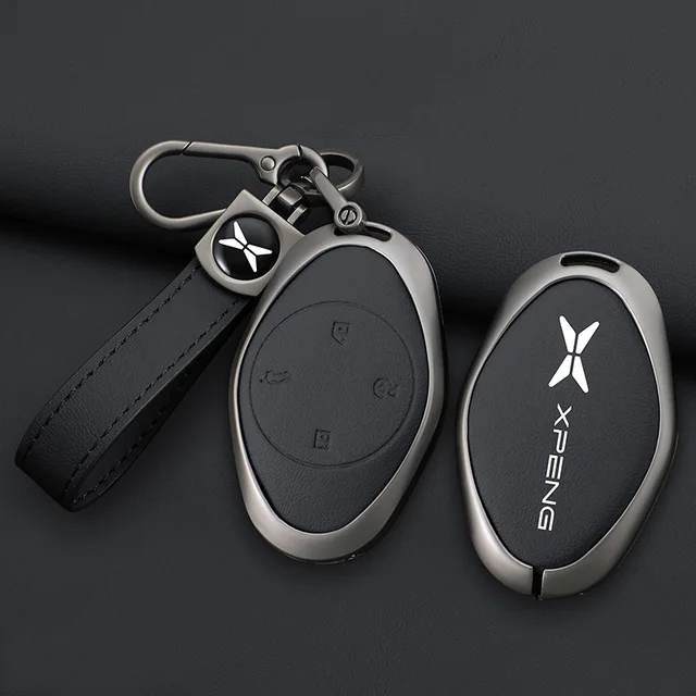 Zinc Alloy Car Key Case Cover For Xiaopeng xpeng p7 p7i p5 g3 g3i g9 g6 22-23 Key Housing Package Car Accessories 2