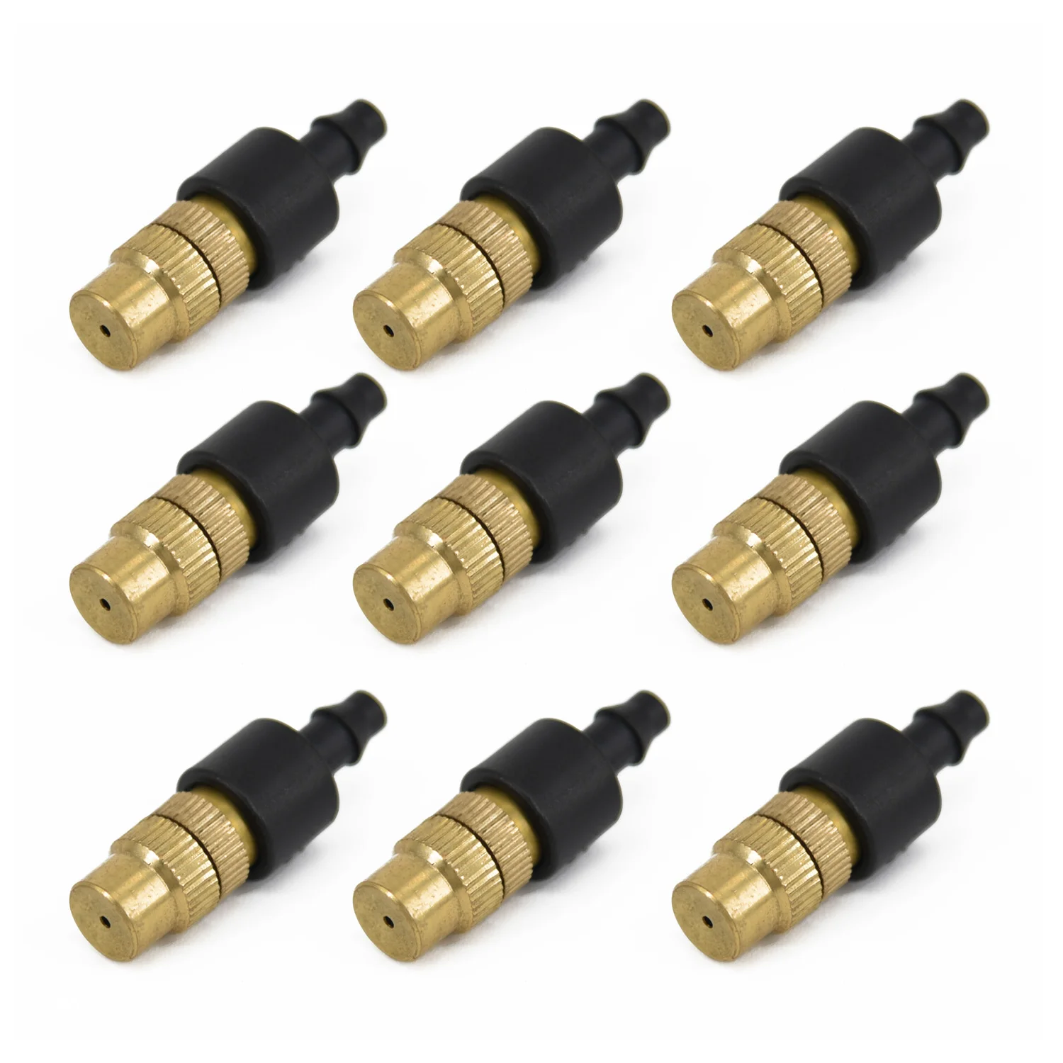 

10pcs set Misting Nozzle Adjustable Fitting Sprinklers Irrigation Yard Garden Outdoor new 2018 New Fashionable