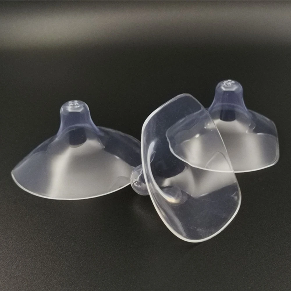 2pcs Silicone Nipple Protectors Breastfeeding Milk Extractor Mothers Nipple Shields Protection Cover