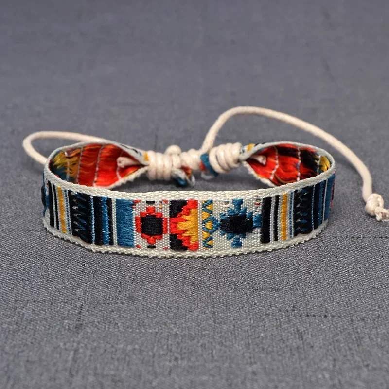 Braccialetti Di Corda,Bracciale Intrecciato Fatto A Mano Vintage Perline Di Pietra Naturale Braccialetti Intrecciati Con Ciondoli In Cristallo Di Tormalina Corda Nera Regolabile Bff Bracciale Con Am