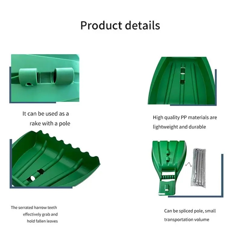 2Pcs Leaf Grabbers Hands Leaf Scoops and Claws Hand Rakes Garden Yard Hand Scoops Leaves for Debris Farming Yard Work Lawns