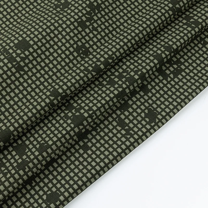 

65%Polyester 35%Cotton Plaid Fabric night desert Camo Cloth Breathable Wear Resistant Tactical Clothes Trouser DIY 1.5m Width