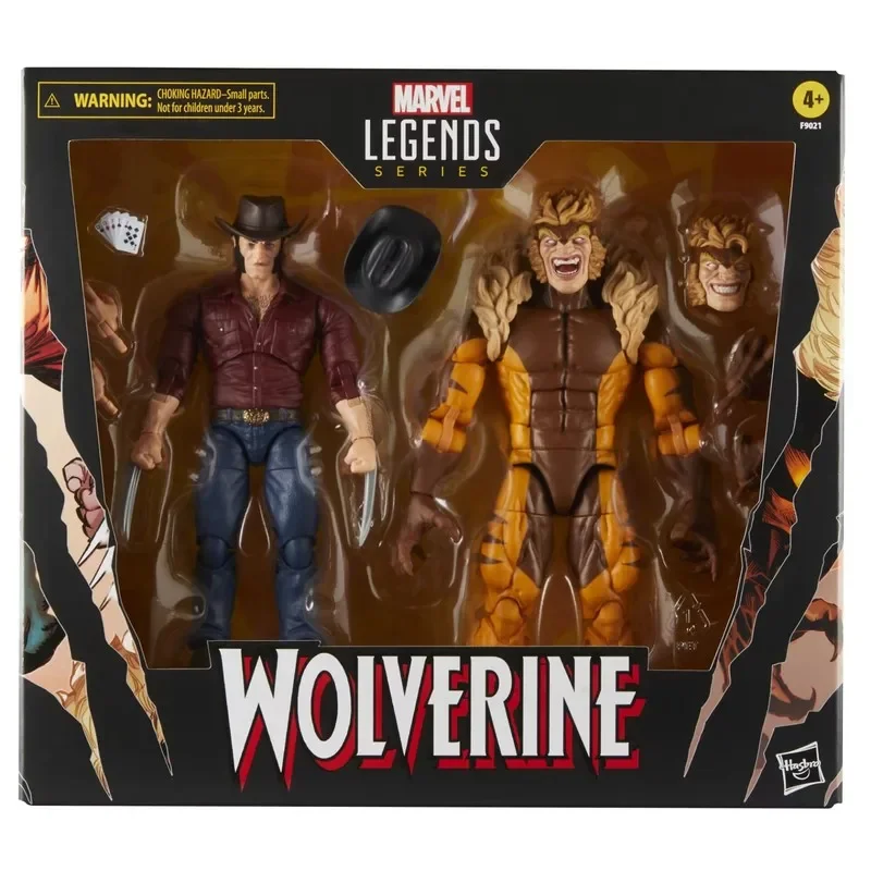 

Серия Marvel Legends Wolverine 50-я годовщина Marvel Logan Vs Sabretooth Коллекционная 6-дюймовая экшн-фигурка подарки демонстрационная игрушка