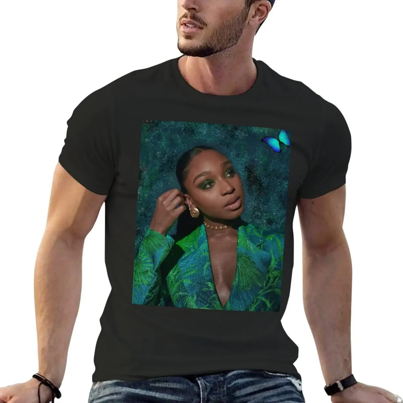 Normani Kordei T-shirt customs cute tops hippie clothes mens tall t shirts