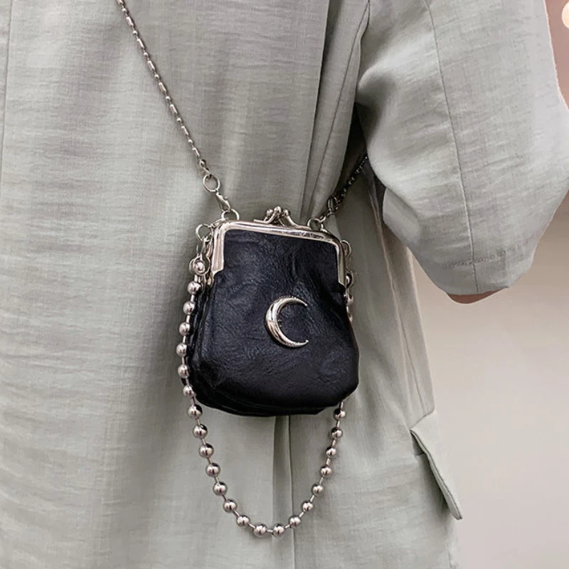 Fashion Chain Women Messenger Bags Girls Female Coin Purse Crossbody Bag Handbags PU Leather Ladies Small Clip Shoulder Bag
