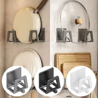 4/1pcs Stainless Steel Sponge Holder Self Adhesive Sink Drain Drying Sponges Racks Shelf Kitchen Storage Wall Holders Organizer 2