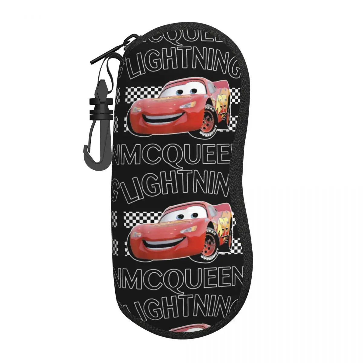 

Футляр для хранения очков Lightning McQueen, футляр для очков с рисунком, на молнии, с защитой от падения