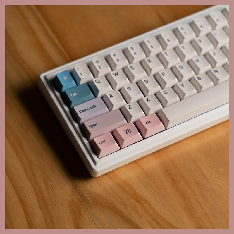 Gmk-noite Sunconjunto Keycaps Perfil Cereja Keycap Gradiente Pbt Sublimação de Tintura Teclado Mecânico mx Swit 142 Teclas - Imagem 4