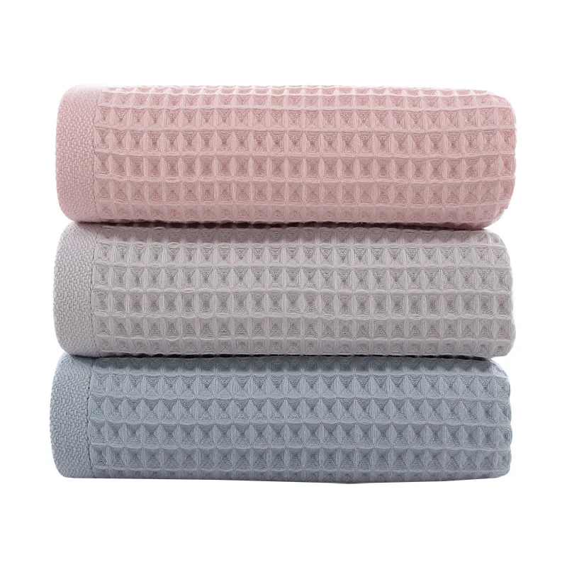 ONSEN Bath Towel Set - Waffle Weave 100% Supima Cotton Towel - Lusciously  Soft, Durable, Fast Absorbing Waffle Towel Bath Towel, White Bath Towel Set  White