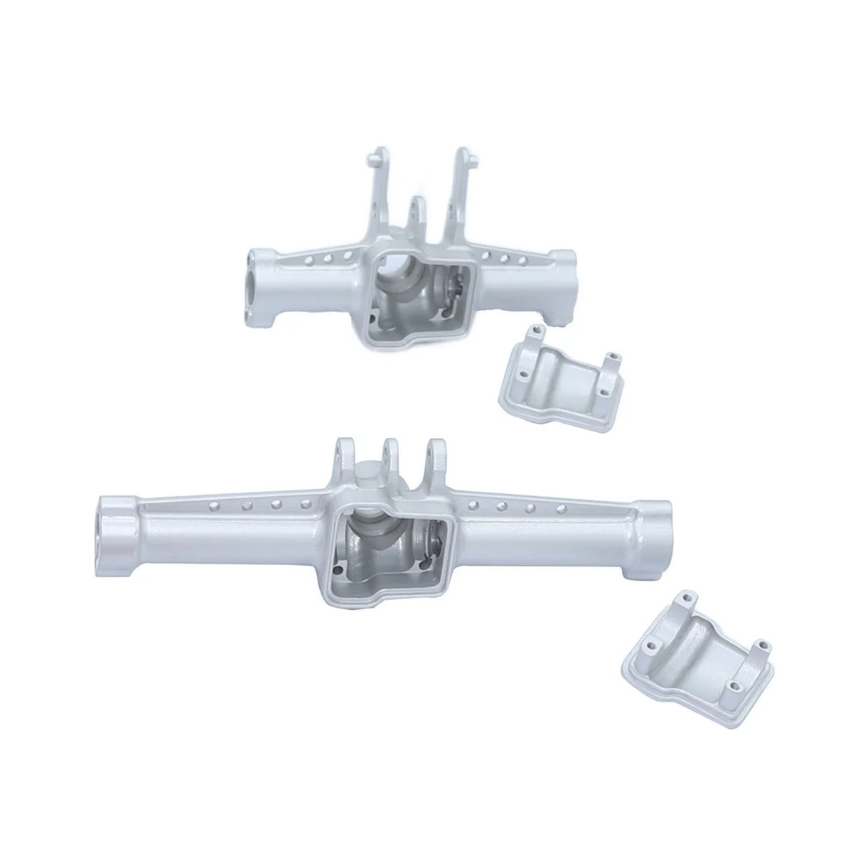 

Metal Front and Rear Axle Housing for TRX4M -4M 1/18 RC Crawler Car Upgrade Parts Accessories,Silver