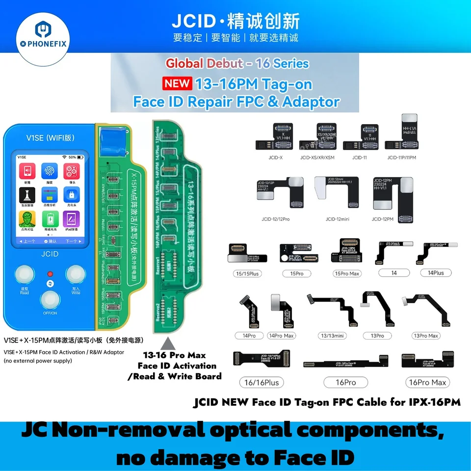 スマホアクセサリー jcid v1se Jcole|jcid V1se True Tone Board For Iphone 12-14 Pro Max