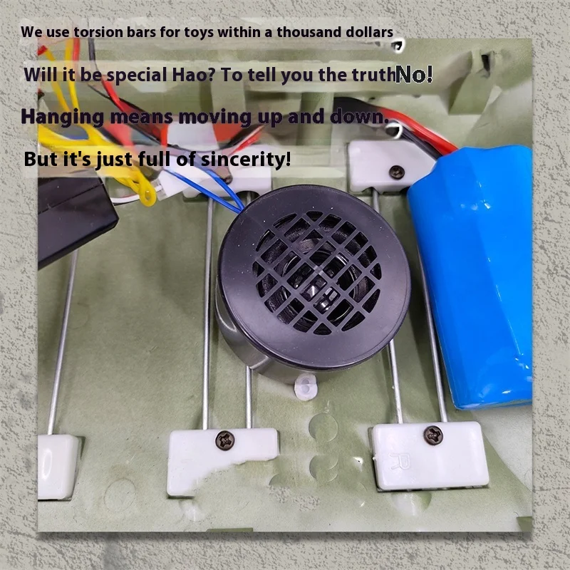 Rc 자동차 시뮬레이션 탱크 오프로드 배틀 시스템 플레이 라이트 메탈 로커 암 탱크, 남아용 생일 선물, 2.4g, 1/16 리모컨