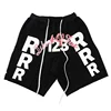 High Quality 1:1 RRR123 Shorts Oversized Logo Letter Printed Rolled Drawstring Casual Men's and Women's Sports Shorts 1