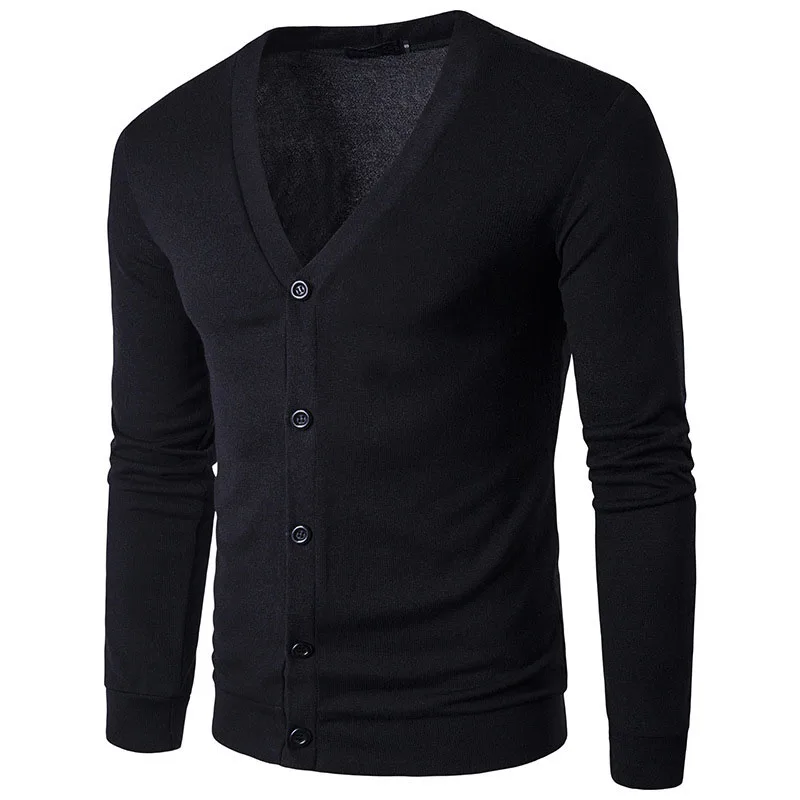 Mens Cardigans Sweater Men Cardigan with Buttons V Neck Sweaters Pullover Man Cardigans SW02