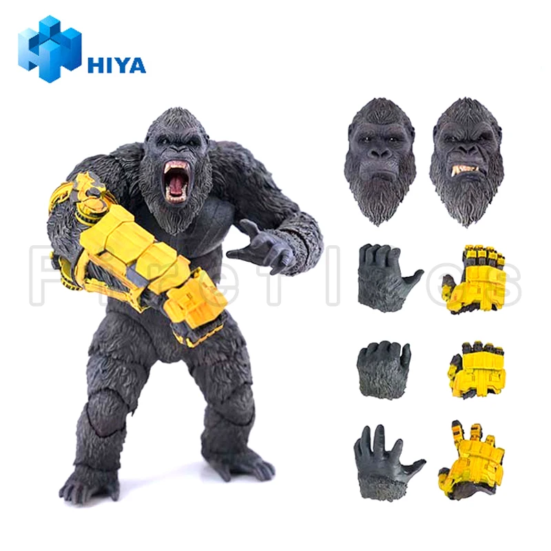 GWTCTOY Hiya Toys - Figura De Acción Original Con Licencia De Rey De Monstruos Contra Kong, Serie De Monstruos "Rey De Los Monstruos", Figuras De Acción De Dinosaurios De 6 Pulgadas Coleccionables