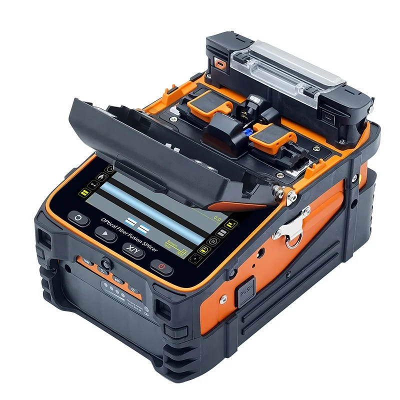 New AI-9 8C 7C 6C Signalfire Multi-language Automatic Six Motors FTTH Fiber Optic Splicing Machine Optical Fiber Fusion Splicer