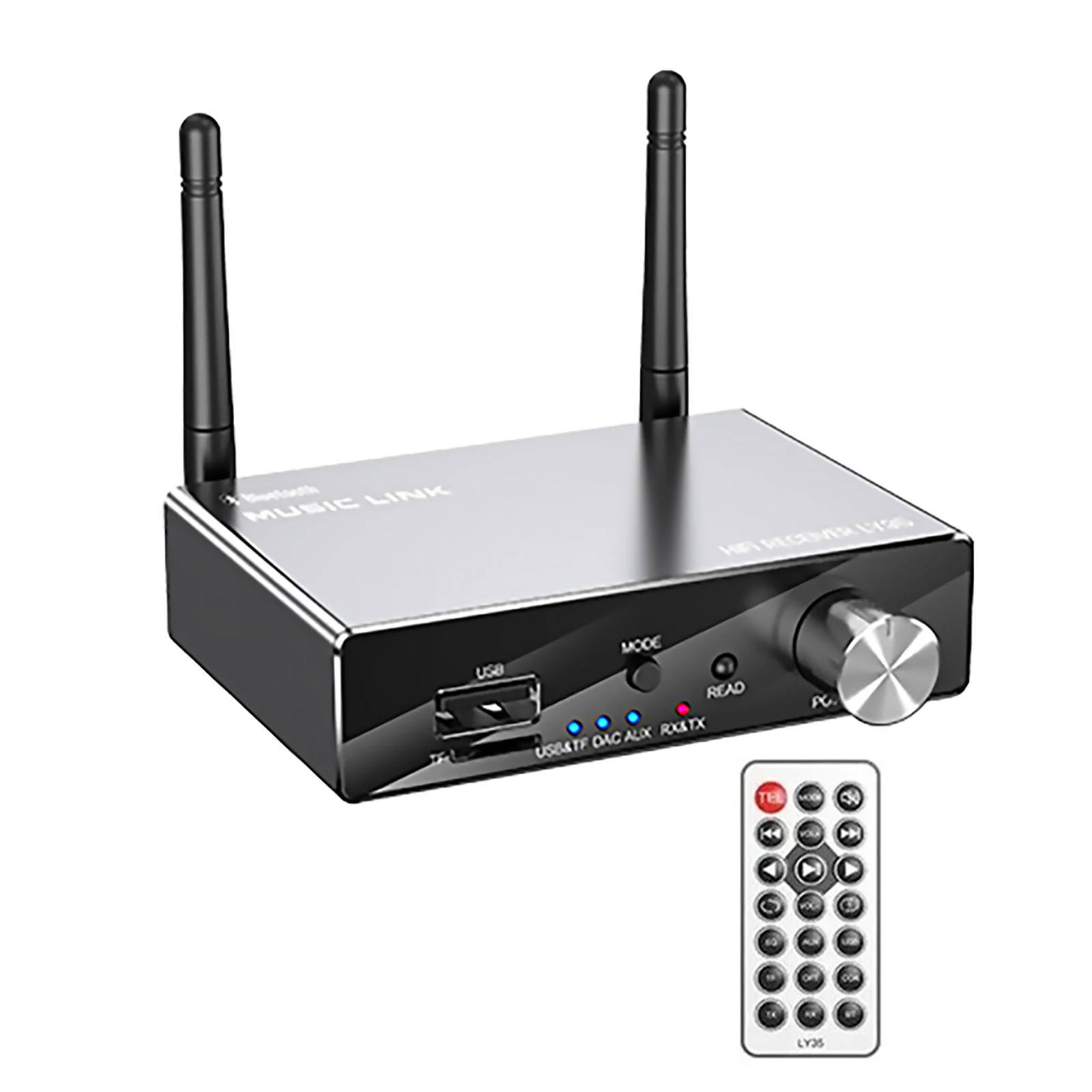 

6 в 1 DAC Bluetooth 5,3 приемник-передатчик оптический коаксиальный AUX RCA USB TF беспроводной аудио адаптер