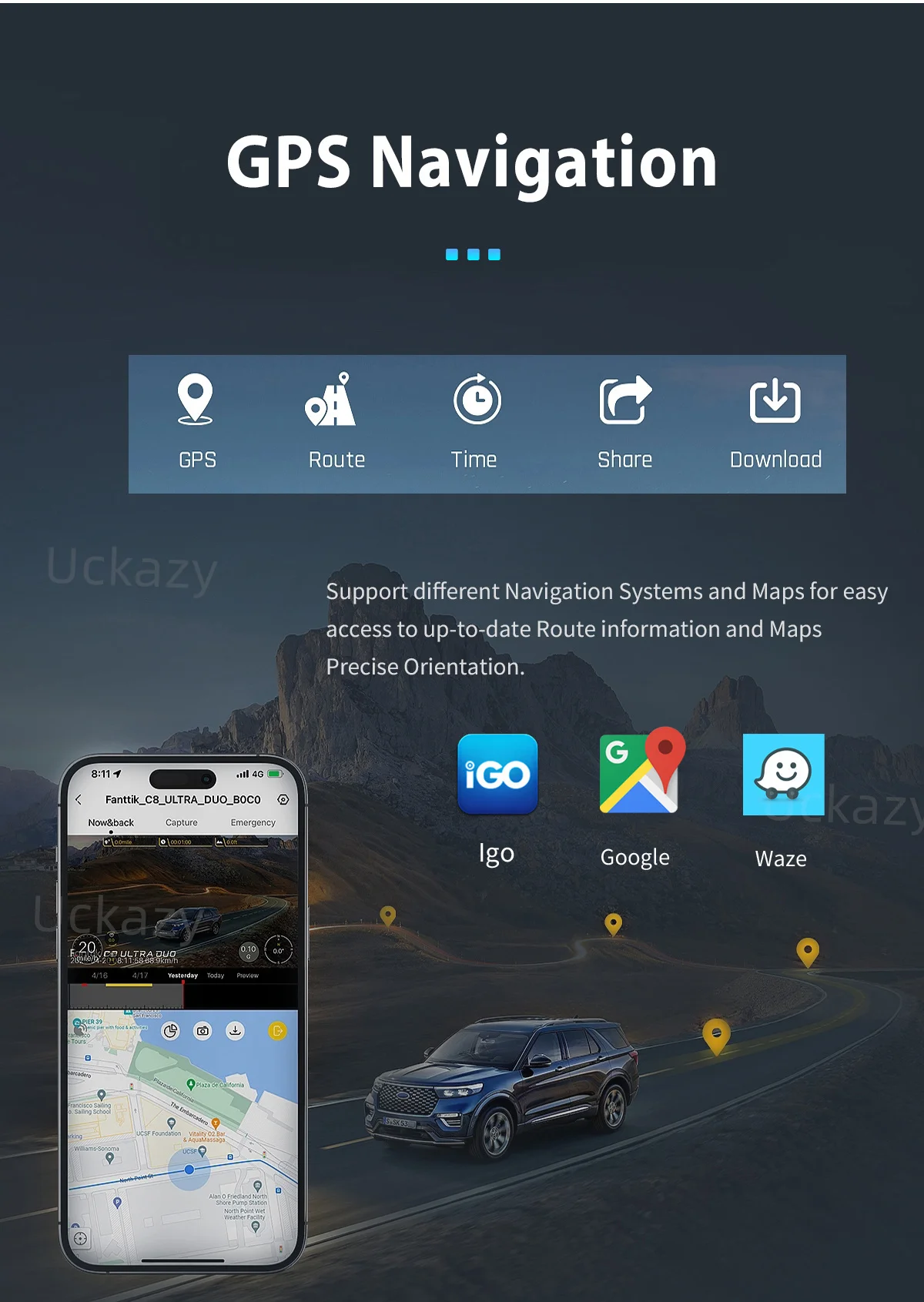 Radio para Auto Uckazy Android 14 de 10.25 Pulgadas para BMW F45 F46 F87 2013-2018, Carplay, Multimedia, GPS, Navegación, Estéreo, DSP, Pantalla, Unidad Principal, Audio 4G 6