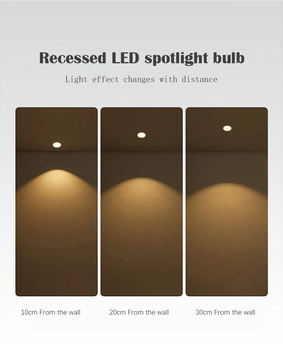 10PCS/LOT Spot Gu10 GU5.3 Spotlight AC220V 3W-8W 3000K/4000K/6000K S65cfc430118543d9b38ce74e686c5428I