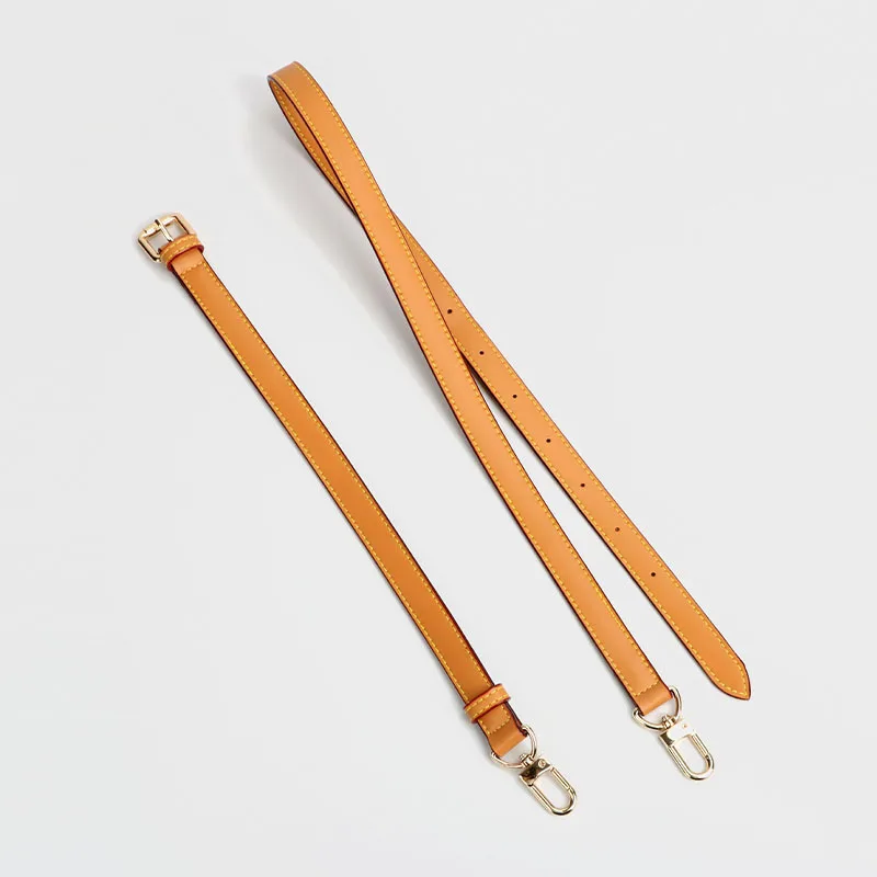 Luxury Beeswax Leather Bag Strap Women Handbag Belt Shoulder Messenger Crossbody Bag Belt Replacement Strap Bag Accessories