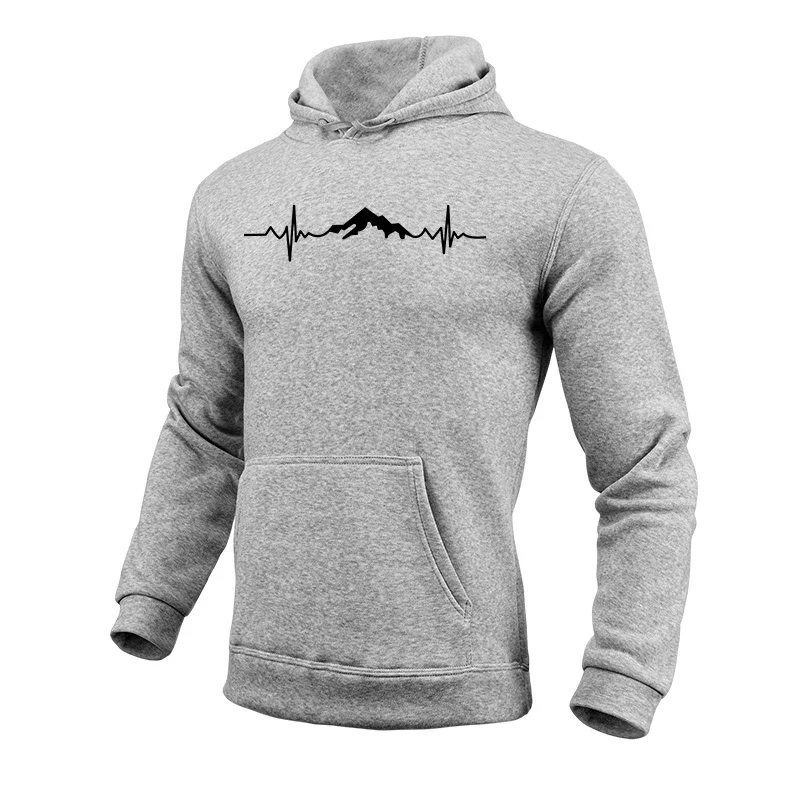 Mens Hooded Sweatshirts High Quality Casual Sports Fitness