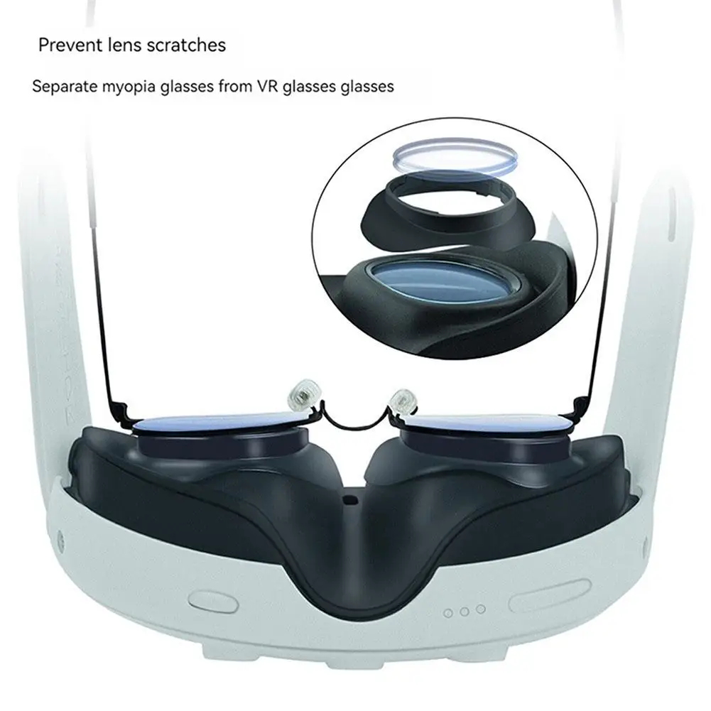 

For Meta Quest 3 Prescription Lenses Anti Blue Myopia Lens Quick Disassemble Magnetic Frame Glass for Quest3 VR Accessories R9N6