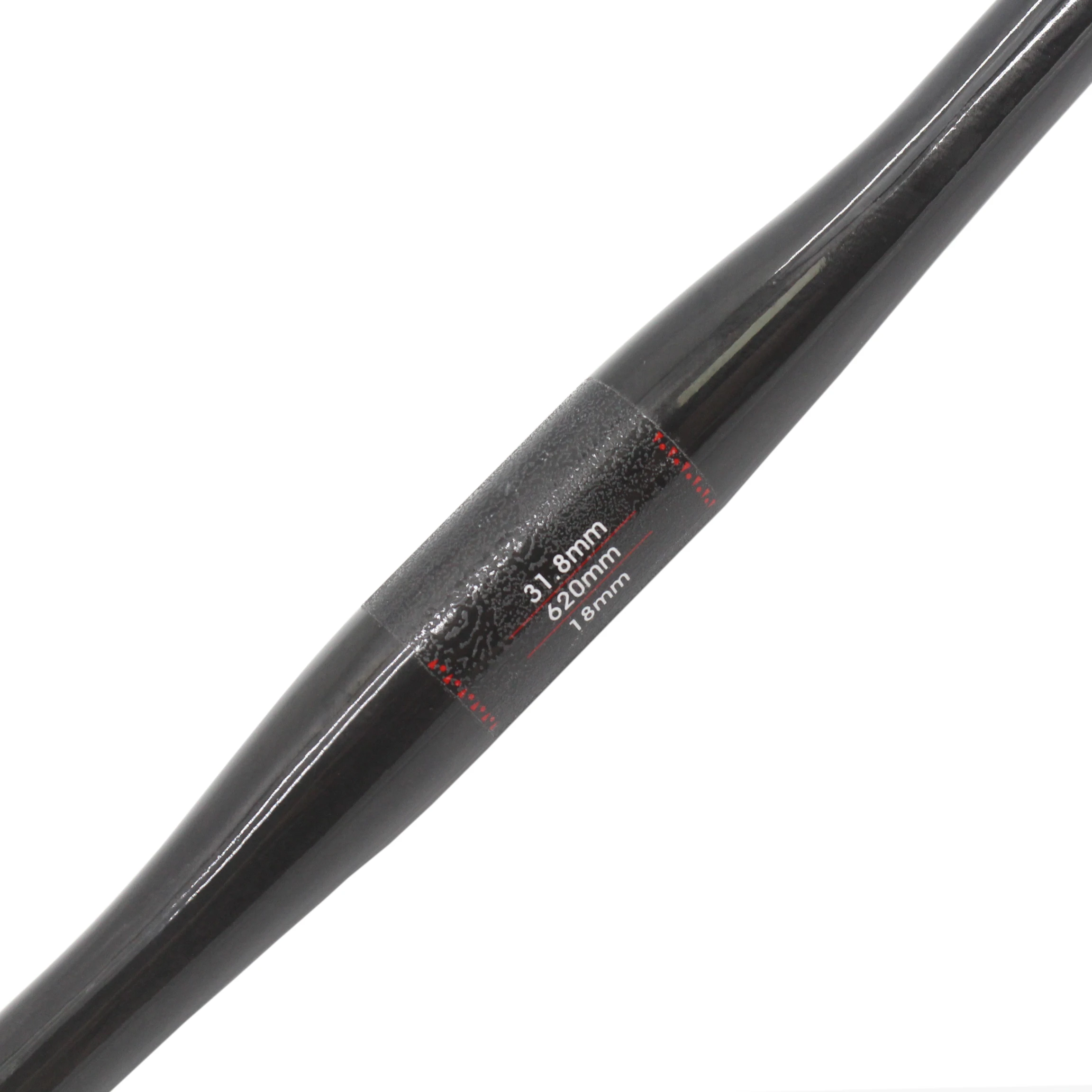 Mountain Bike UD Full Carbon Fibre Handlebar Flat Horizontal Carbon Bicycle Handlebar MTB Bike Part 31.8*600-720mm