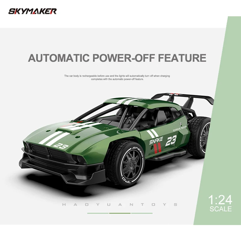 Sulong Metal RC Car Toys 1/24 2.4G High Speed Remote Control Mini Scale Model Vehicle Electric Metal RC Car Toys for Boys Gift 5