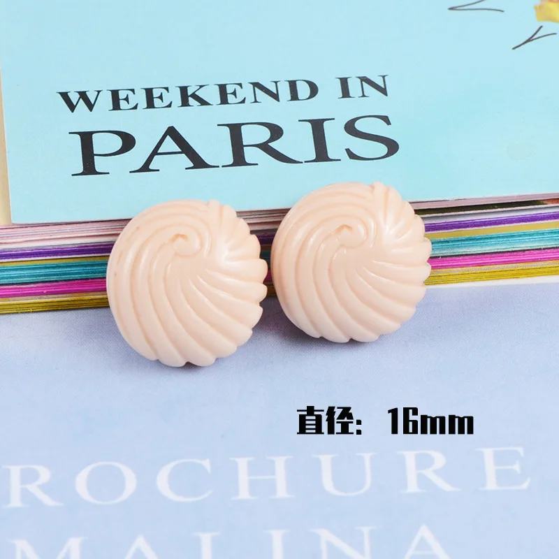 10Pcs Simulation Chocolate Ball Flatback Resin Cabochon Fake Food Resin Cabochons DIY Scrapbooking Phone Case Decorative Craft