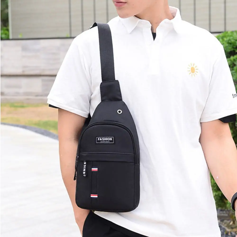 Men's Chest Bag New Fashion Korean-Style Casual Sports Water-Proof Shoulder  Cros