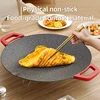 Electric Barbecue Pan for Household Use, Low Smoke and Non Stick Multifunctional Baking Tray for Grilling and Stir Frying Meat 4