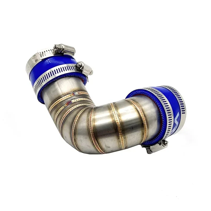Exhaust Pipe Stainless Steel Link Tube GTS 200 250 300 Motorcycle Accessories For VESPA GTS200 GTS250 GTS300 GTV 300 2006 -