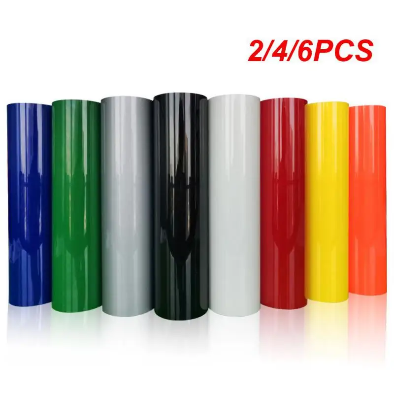 2/4/6Pcs Puff Heat Transfer Vinyl Press Machine Iron On Custom Tshirt Easy To Cut Weed Htv Vinyl Per Cricut Machine