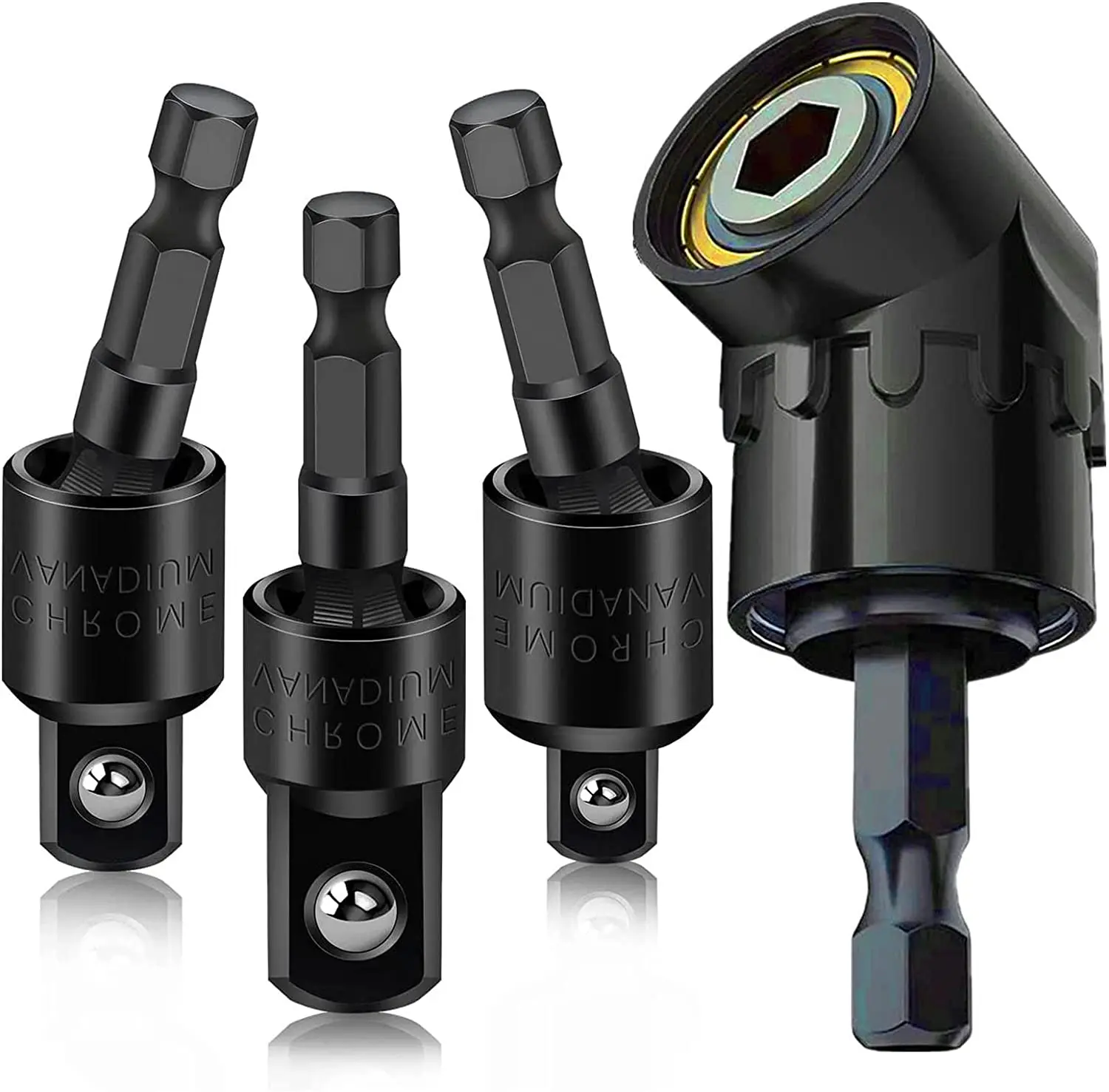 4PCS Black
