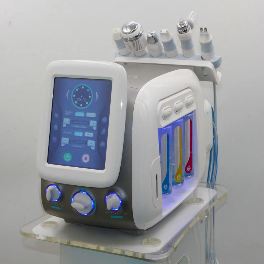 6 in 1 Dermabrasion Peel Spa Facial Machine Skin Rejuvenation Hydro Dermabrasion Aqua Deep Cleaning Skin Care Device