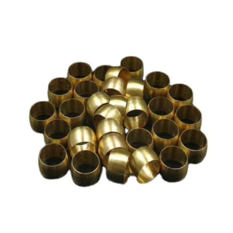 

200PCS 3mm 4mm 5mm 6mm 6.35mm 8mm 10mm 12mm 14mm 16mm ID Brass Fit Compression Sleeve Fitting Sleeve Ferrule Ring