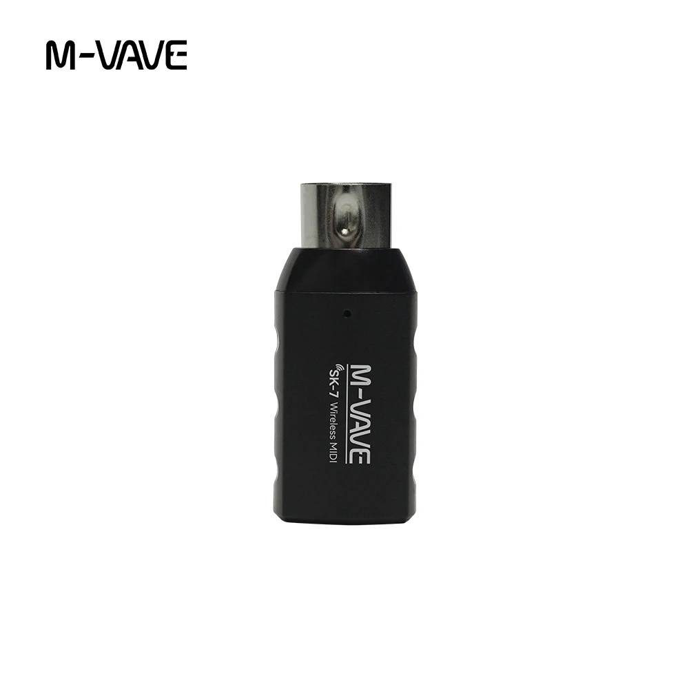 M-VAVE SK-7 MIDI Adapter Wireless Midi Receiver 2.4Ghz Ultra-Low Latency Plug & Play Compatible Five Core MIDI Device Interface
