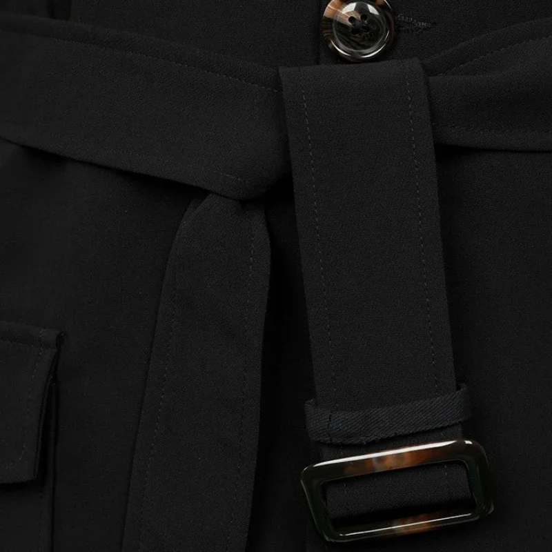Brand Clothing Men Autumn and Winter High Quality Casual Jackets/Male Fashion Slim Fit Long Lapel Trench Coats 5XL-M
