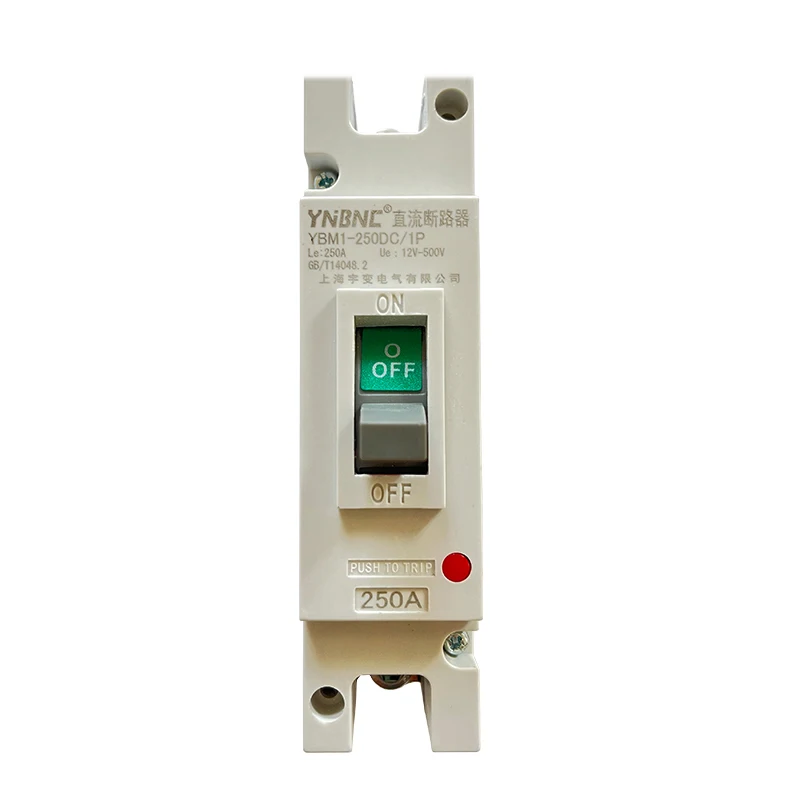 플라스틱 하우징 회로 차단기, 고출력 나노 태양광 RV 배터리 보호대, 1P/DC 500V, 12V, 48V, 96V, 120V
